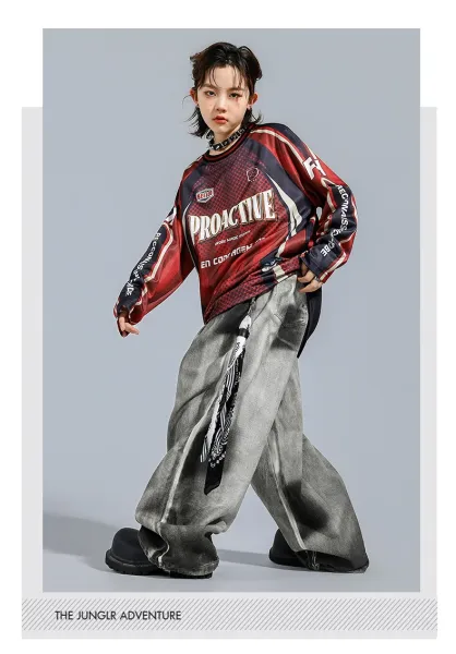 Proactive Sportswear Jersey + Tie-Dye Wide-Leg Pants Set - 12