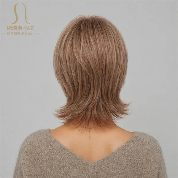 FANTASYWIG GF-W6124#16H613 Ash Blonde Layered Bob Wig - 9