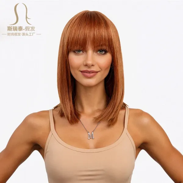 ZY-8501 Pink Ombre Synthetic Wig - 9