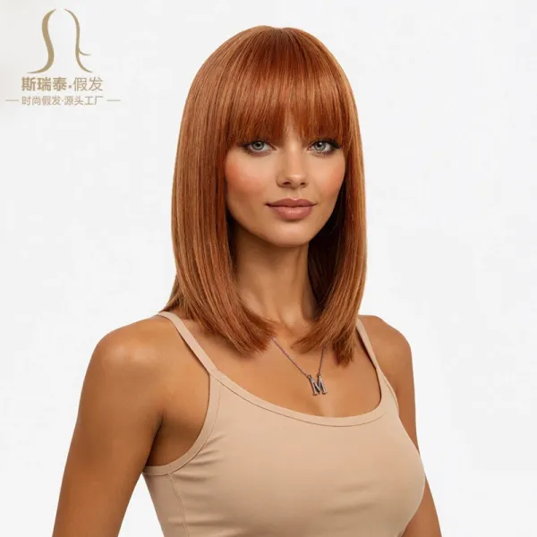 ZY-8501 Pink Ombre Synthetic Wig - 8