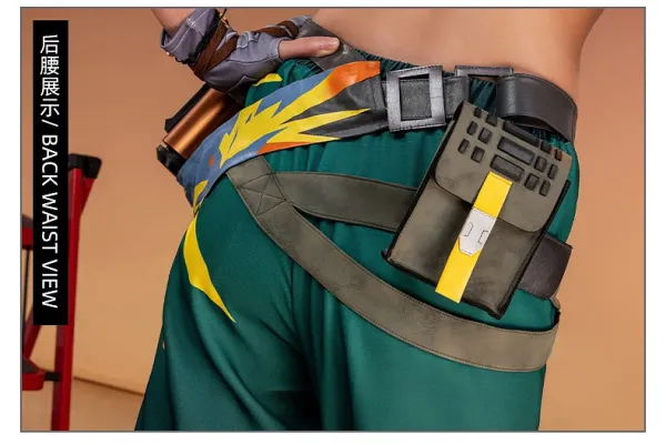 Cosplay Costume Set: Tactical Vest, Thigh Ring, Arm Bag, and Accessories for Character Roleplay - 16