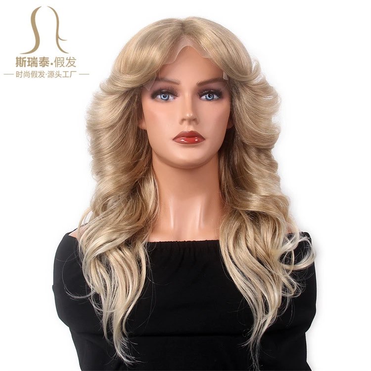 GF-SW5816#1 Black Body Wave Lace Front Wig - 11