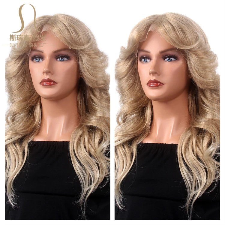GF-SW5816#1 Black Body Wave Lace Front Wig - 20