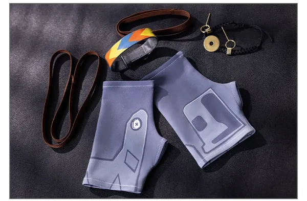 Cosplay Costume Set: Tactical Vest, Thigh Ring, Arm Bag, and Accessories for Character Roleplay - 20