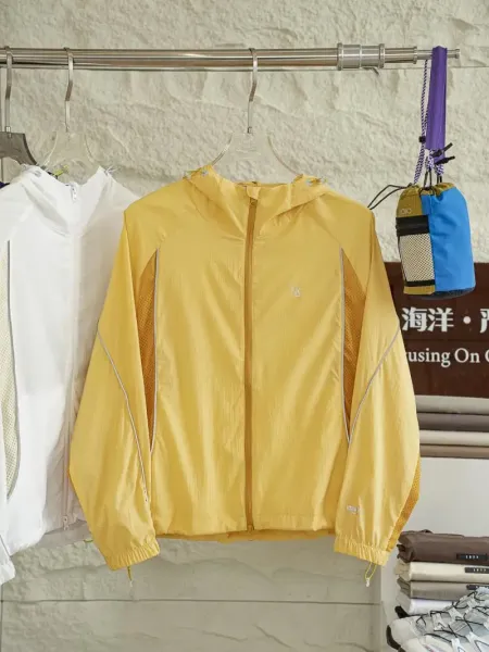 MCS Windbreaker Jacket Yellow Outerwear - 1