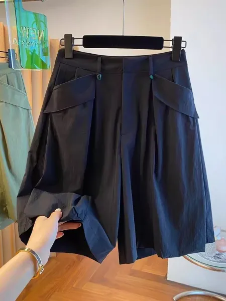 Design Utility Cargo Shorts Navy - 3