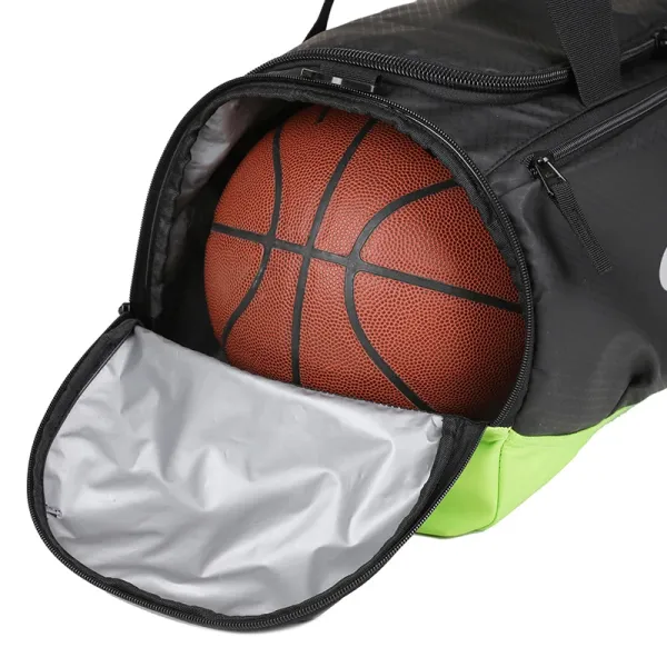 Nike Brasilia Training Duffel Bag Black/Silver - 6