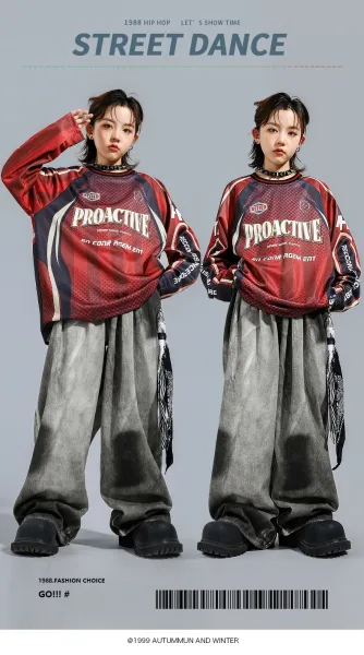 Proactive Sportswear Jersey + Tie-Dye Wide-Leg Pants Set - 2