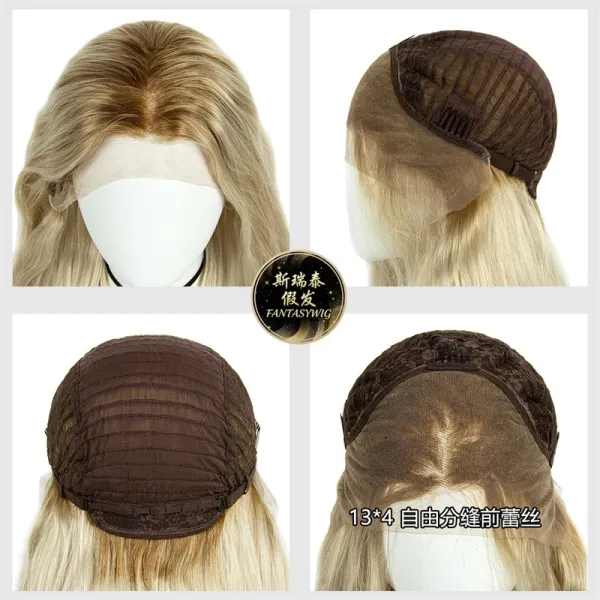 XWY-0247 Ombre Blonde Lace Front Wig - 5