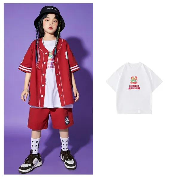 Design Chinese Kung Fu Graphic T-Shirt White - 1