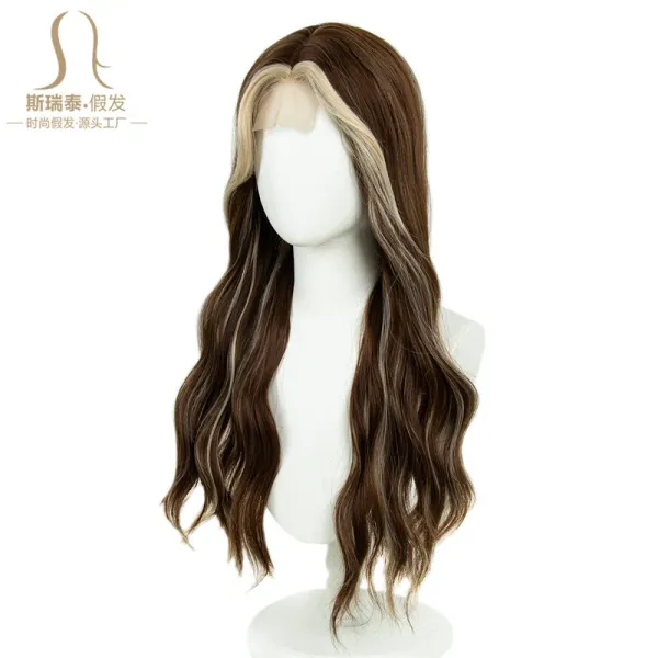 QS-MGA-165P High-Temperature Fiber Long Wavy Hair Extension - 15