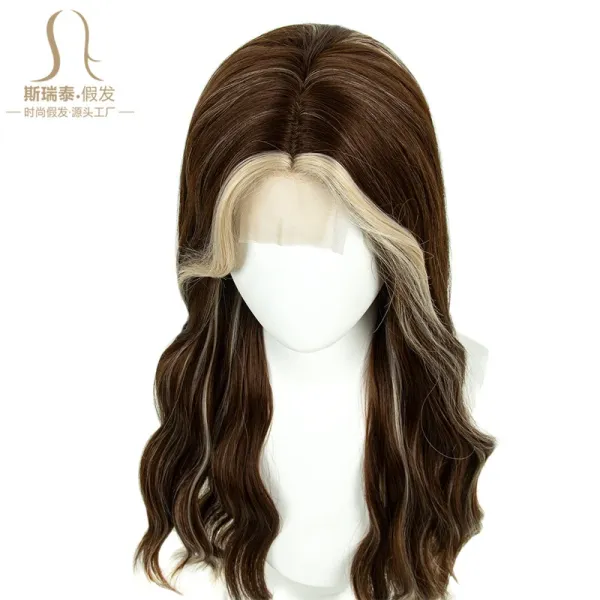 QS-MGA-165P High-Temperature Fiber Long Wavy Hair Extension - 17