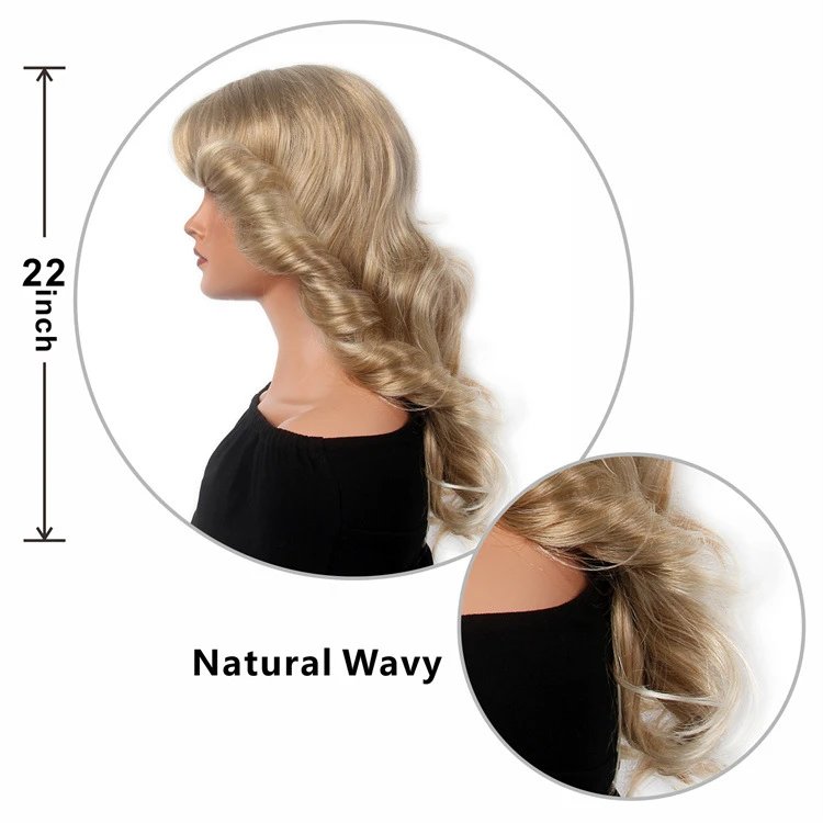 GF-SW5816#1 Black Body Wave Lace Front Wig - 10