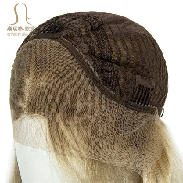 XWY-0247 Ombre Blonde Lace Front Wig - 18