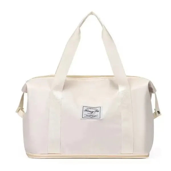 Meng Fu Travel Duffle Bag Beige - 1