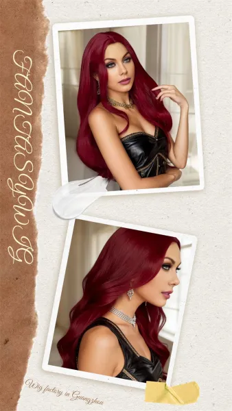 ZY-6298-2 Platinum Blonde Heat-Resistant Synthetic Wig - 12