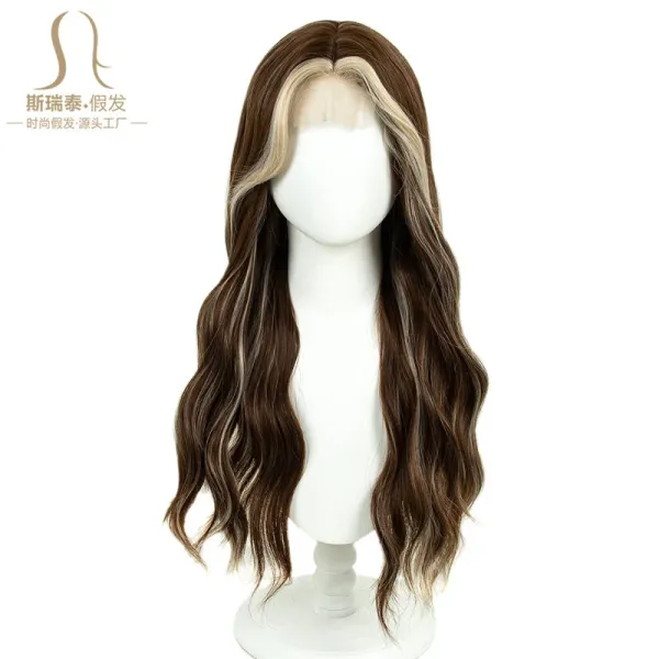 QS-MGA-165P High-Temperature Fiber Long Wavy Hair Extension - 14