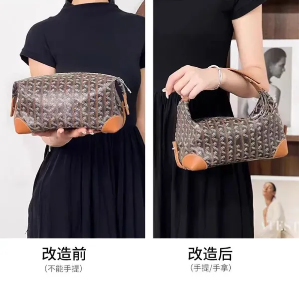 Goyard Saint-Louis PM Green Canvas Handbag - 2