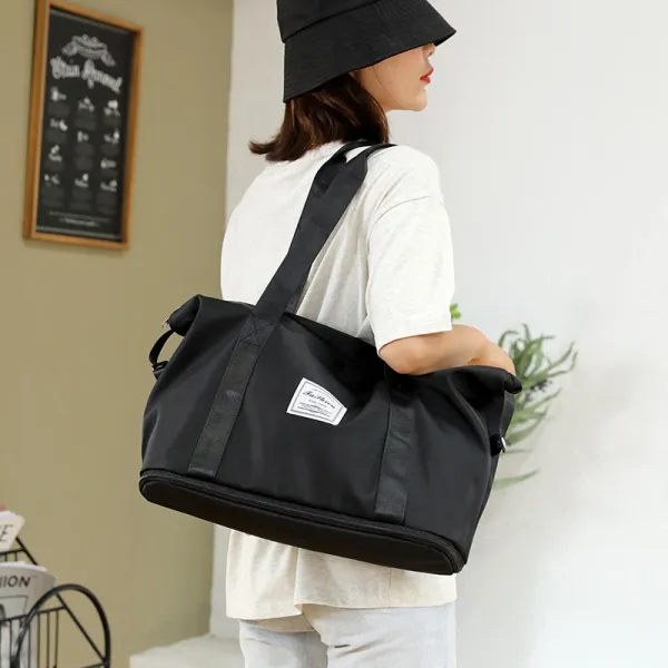 SINGMEE Foldable Duffle Bag Mint Green Travel Bag - 24