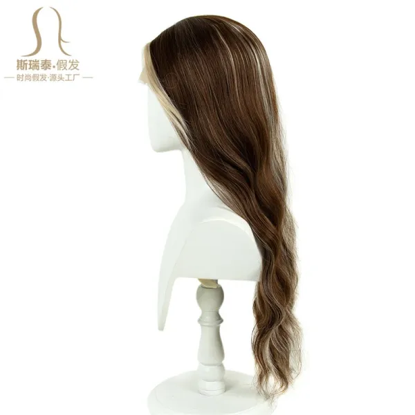 QS-MGA-165P High-Temperature Fiber Long Wavy Hair Extension - 19