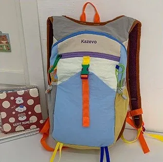 Kazeyo Color-Block Outdoor Backpack Multicolor Backpack - 1