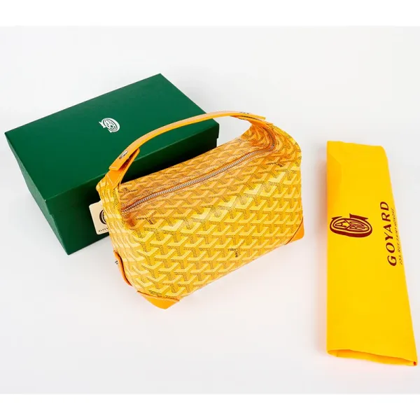 Goyard Saint-Louis PM Yellow Canvas Handbag - 1