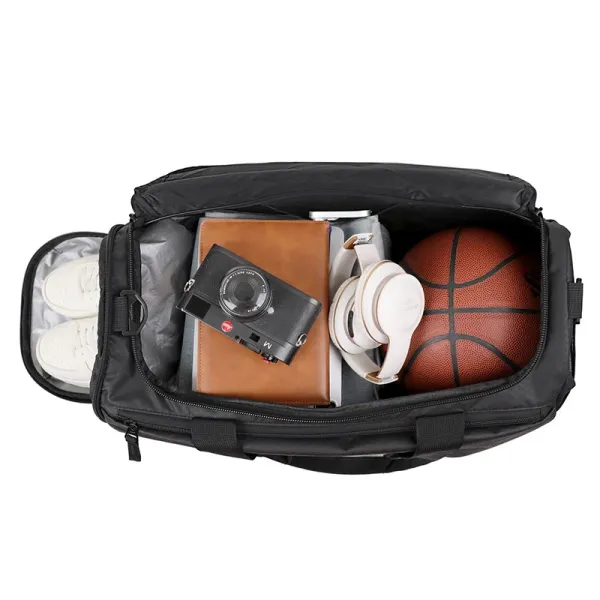 Nike Brasilia Training Duffel Bag Black/Silver - 8