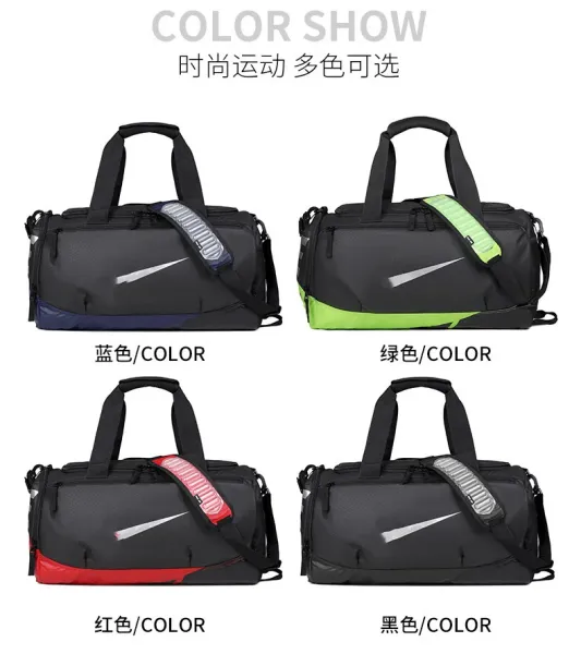 Nike Brasilia Training Duffel Bag Black/Silver - 7