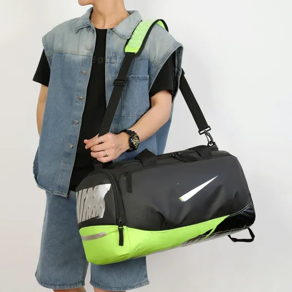 Nike Brasilia Training Duffel Bag Black/Silver - 4