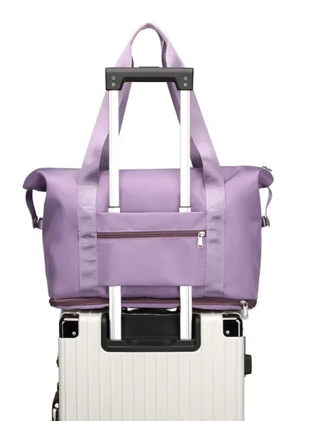 SINGMEE Foldable Duffle Bag Mint Green Travel Bag - 6