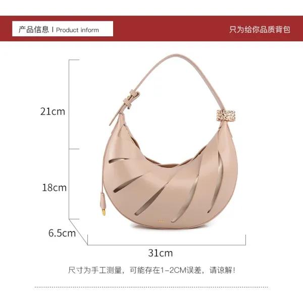 Telfar Moon Bag Cream Cut-Out Hobo Bag - 6