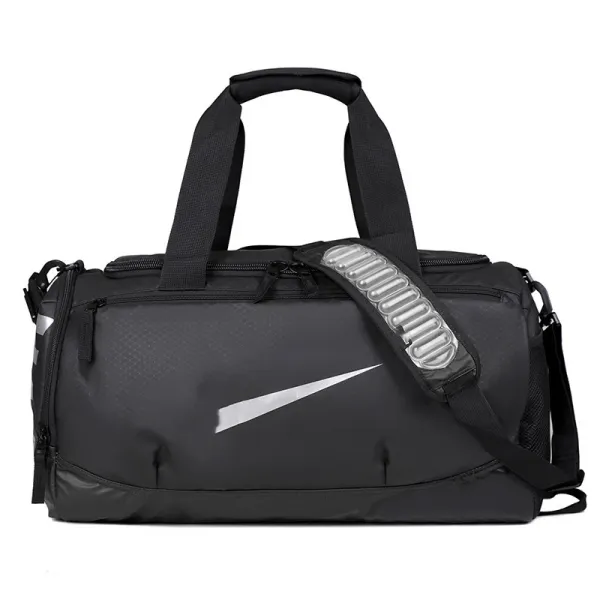 Nike Brasilia Training Duffel Bag Black/Silver - 5
