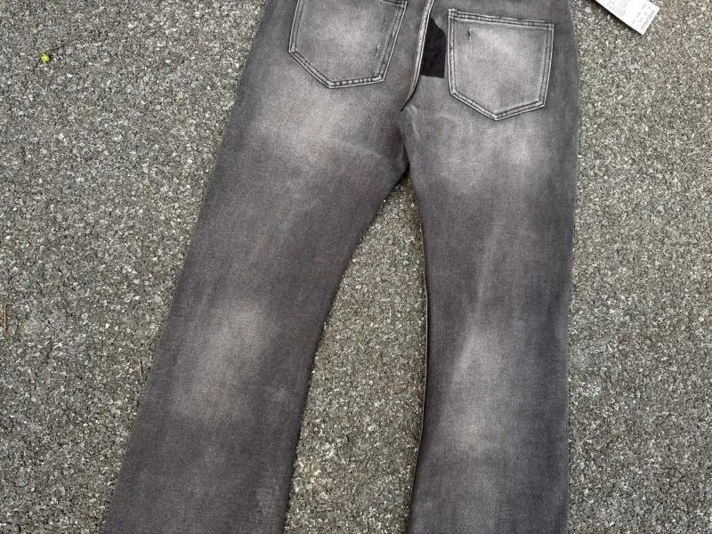 Enfants Riches Déprimés Patchwork Distressed Gray Jeans - 13