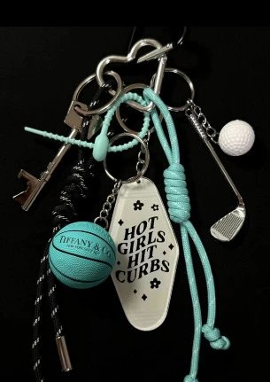 Tiffany & Co. x Golf Motif Keychain Set in Tiffany Blue Accessories