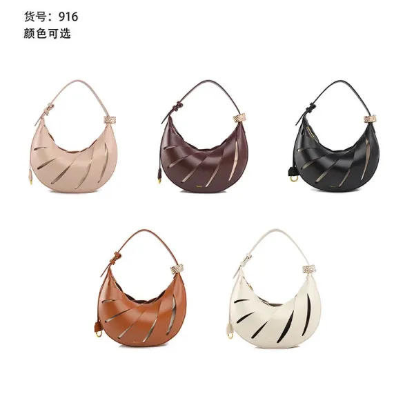 Telfar Moon Bag Cream Cut-Out Hobo Bag - 5