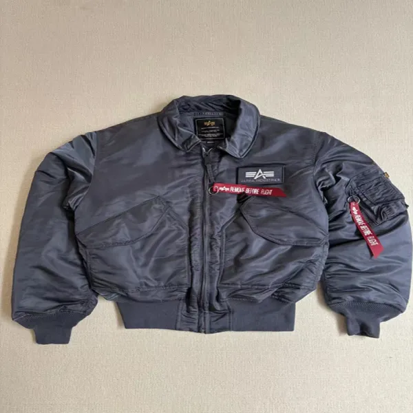 Alpha Industries MA-1 Flight Jacket Navy Black Gray Olive - 4