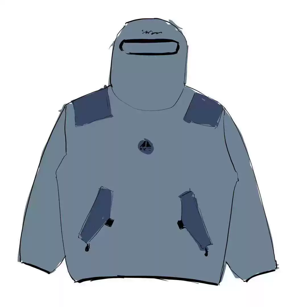 Stylish Heattech Hooded Cashmere Sweatshirt photo 4