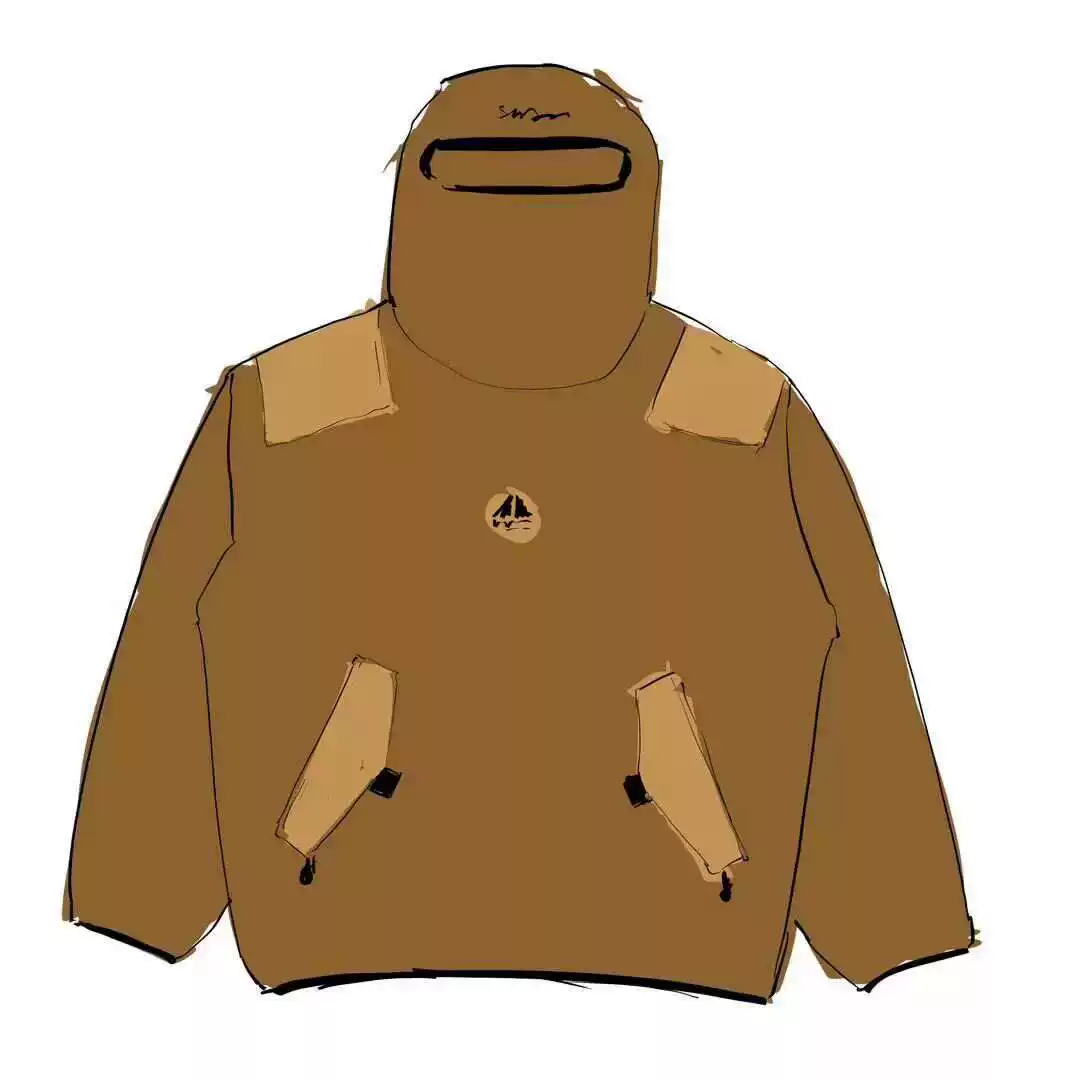 Stylish Heattech Hooded Cashmere Sweatshirt photo 3