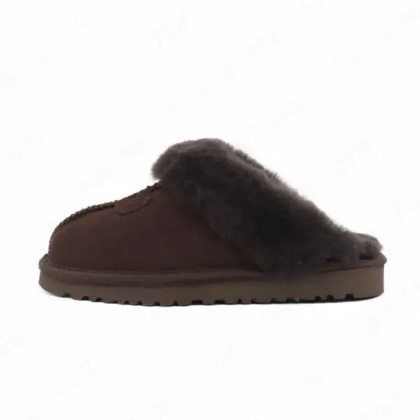 UGG Classic Slipper Chocolate Brown Shearling Slippers - 1