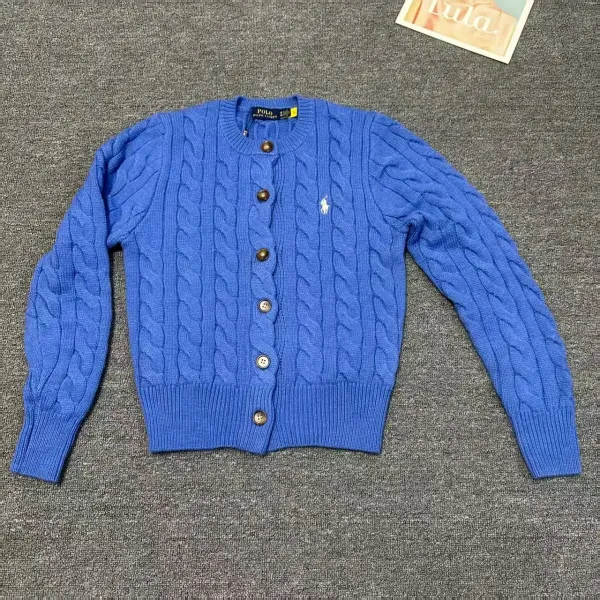 Polo Ralph Lauren Cable Knit Cardigan Blue - 1