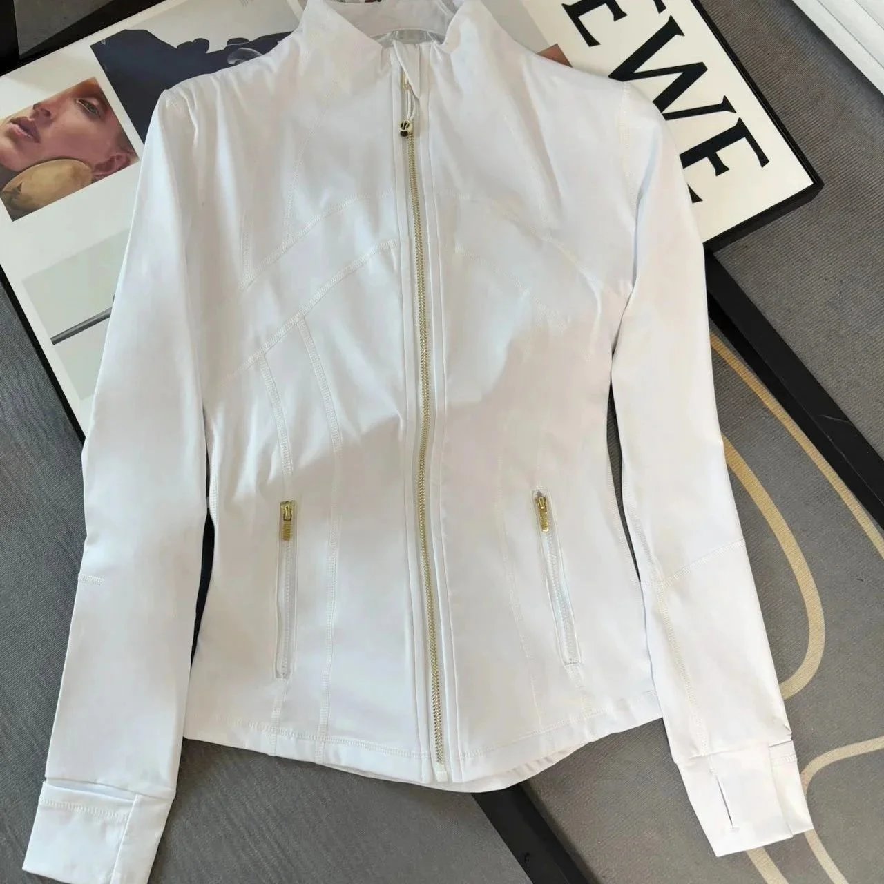 Lululemon Define Jacket Black/Gold photo 6
