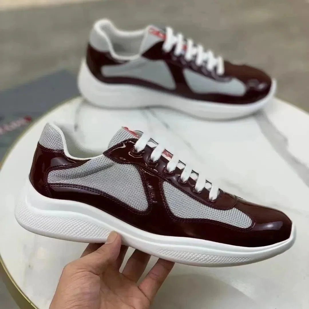 Prada Runners Burgun