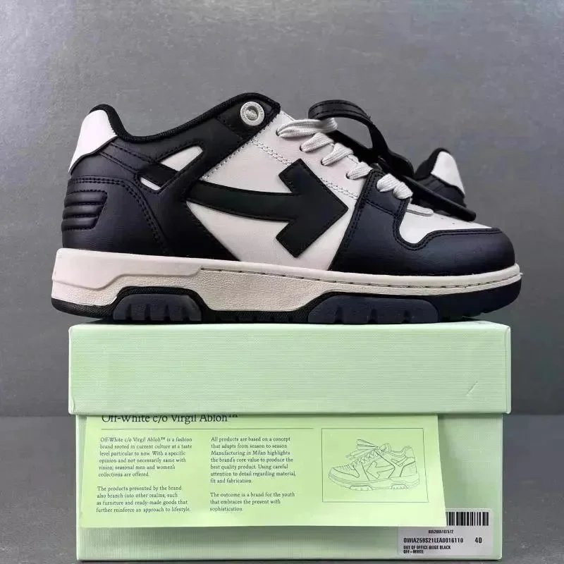 Off-White c/o Virgil Abloh Arrow Low White Violet Sneakers - 10