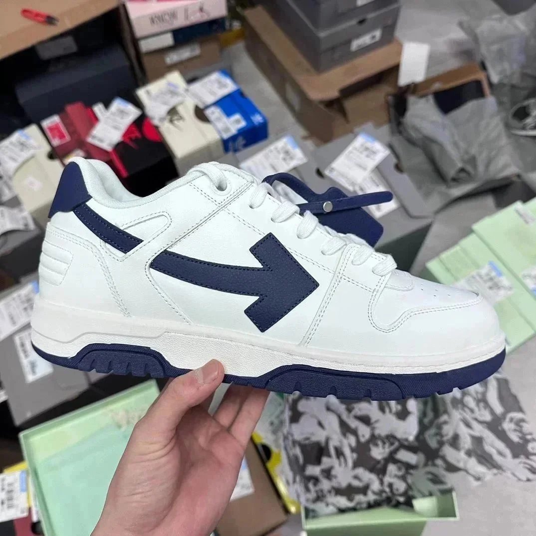 Off-White c/o Virgil Abloh Arrow Low White Violet Sneakers - 5