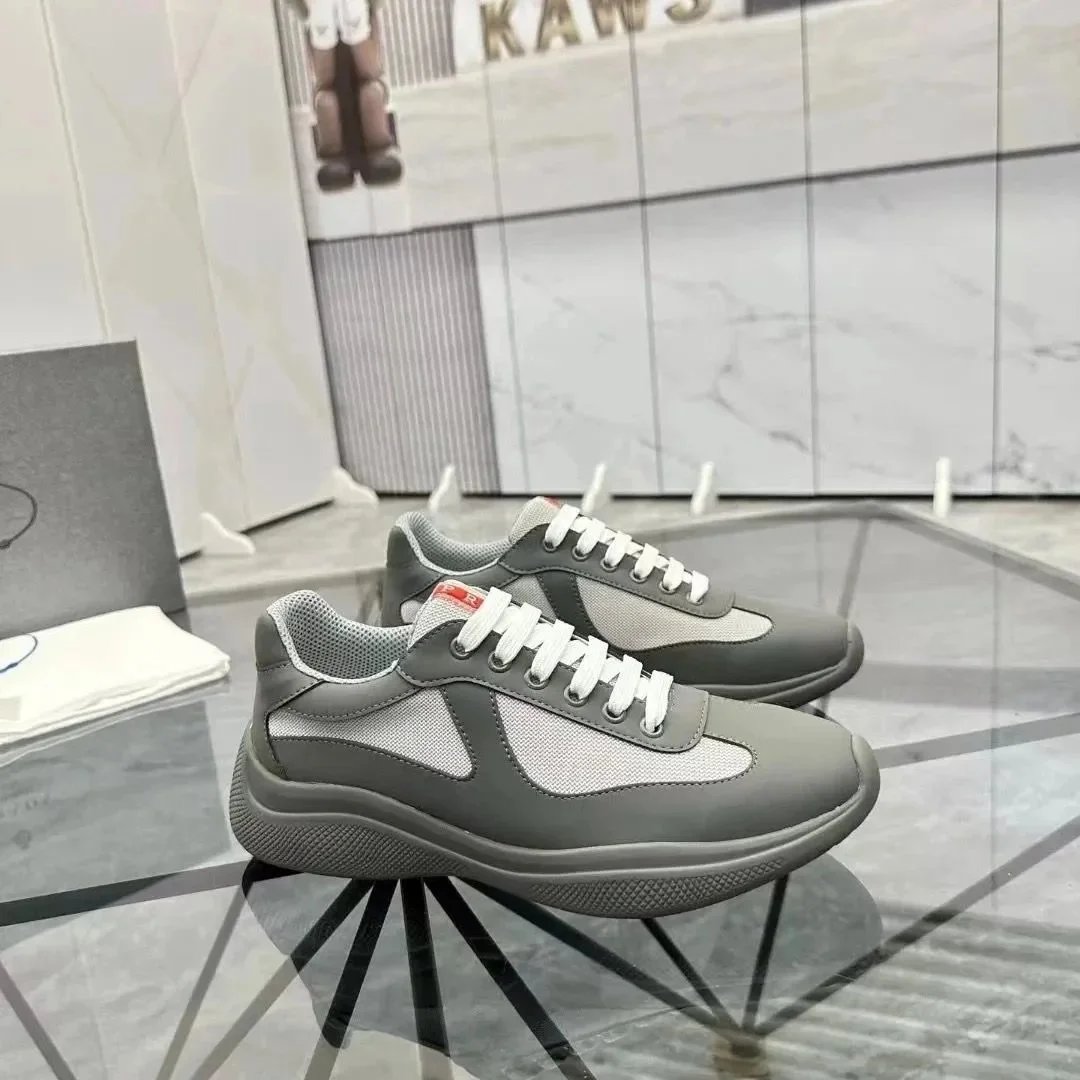 Prada Suede Grey Sne