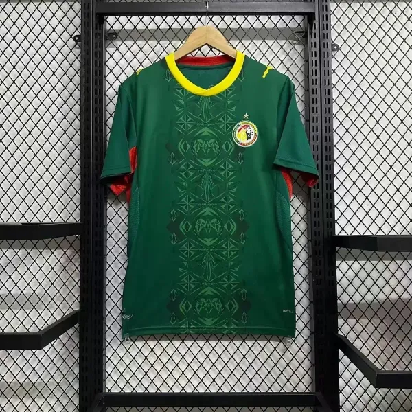 Design Senegal National Team 2022 World Cup Away Jersey Green Jersey - 1