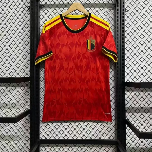 Design Belgium National Team 2022 Home Jersey Red Jersey - 1