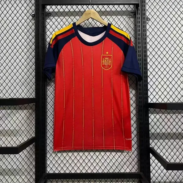 Design Spain National Team Home Jersey Red / Navy / Yellow Jersey - 1