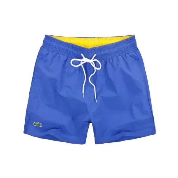 Cartelo Sport Shorts Black with Blue Stripes - 7