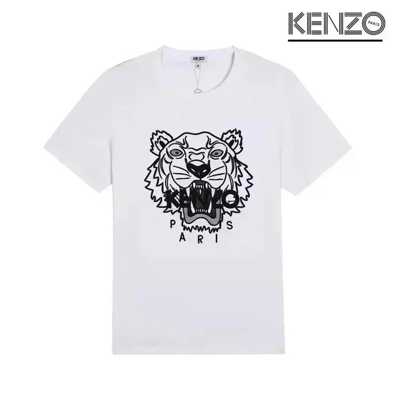 Kenzo T-Shirts Tiger Logo Graphic — D5-(laogao)028